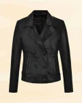 Women Premium Black Leather Jacket